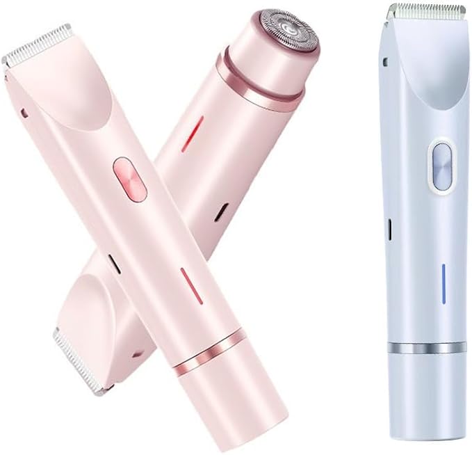 2025 New Bikini Trimmer for Women,Dermave Bikini Shaver,2-in-1 Electric Razors for Women (Purple)