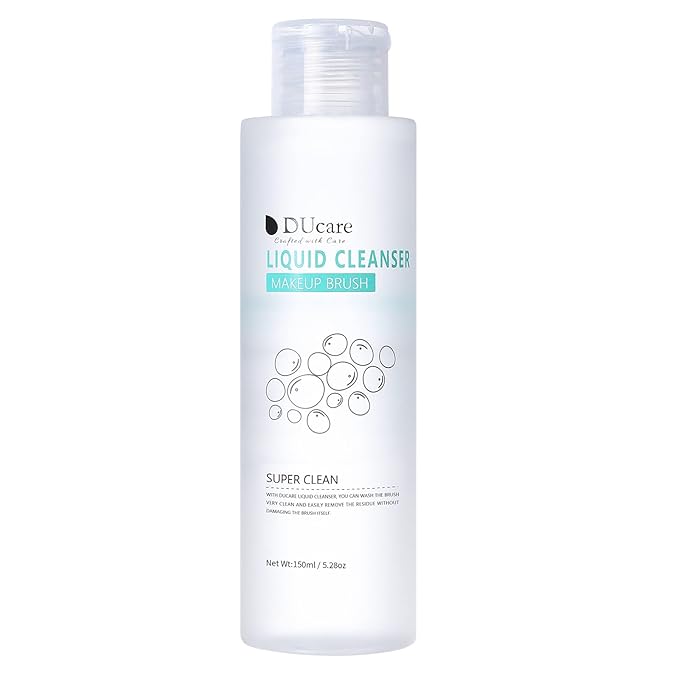 DUcare Makeup Brush Cleaner Shampoo Soap Solid Brush Cleaning Mat Removes Cosmetic Color Brush Cleaner Pad for Cleaning Makeup Sponges Brushes