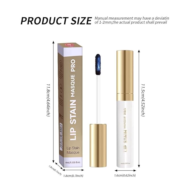 Lip Liner - Peel Off Lip Stain | Long Lasting Matte Lip Tattoo | Transfer Proof, Hydrating Formula with Hyaluronic Acid & Vitamin E | Vegan & Cruelty-Free | for All Skin Types(6#Dusty rose)