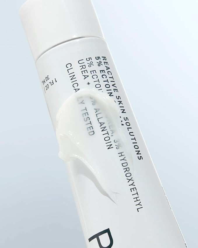 Reactive Skin Solutions - Soothing, Hydrating Face Moisturizer for Sensitive Skin. Barrier Support Cream with 5% Ectoin, Urea, and Allantoin for Extreme Dryness, Calming and Renewal