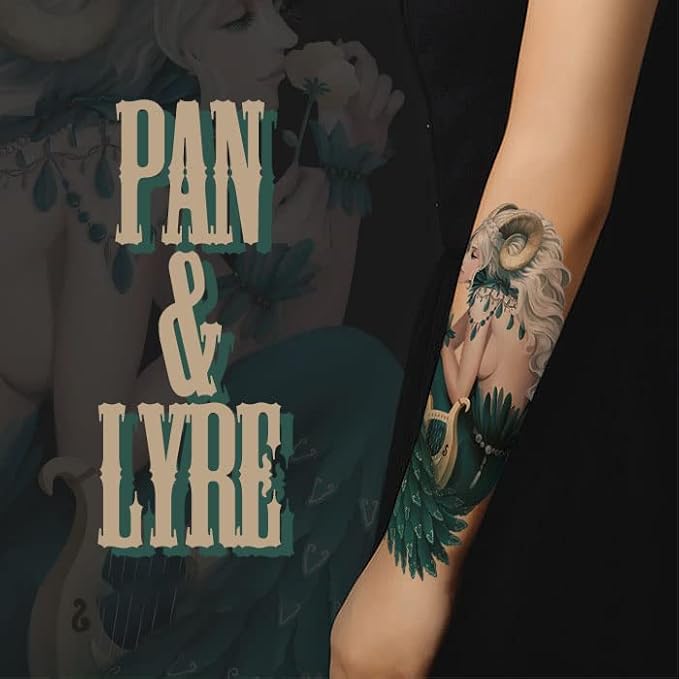 Large Temporary Tattoos Women Temporary Neck Tattoos Temporary Realistic Flower Chest Tattoo for Adults (Temporary Tattoos Sticker 6)