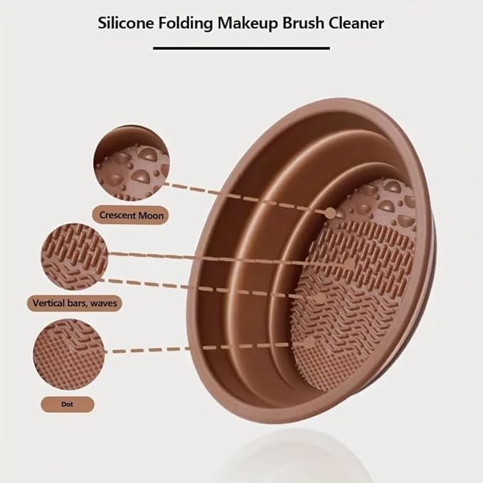 42Pcs Brown Makeup Brushes Set Professional Makeup Kit Multi-functional Makeup Tool Set with Facial Makeup Accessories, Foundation Makeup Brush Kit Eye and Face Make up Brushes & Tools