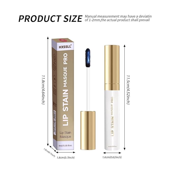 Lip Liner - Peel Off Lip Stain | Long Lasting Matte Lip Tattoo | Transfer Proof, Hydrating Formula with Hyaluronic Acid & Vitamin E | Vegan & Cruelty-Free | for All Skin Types(7#RM Violet)