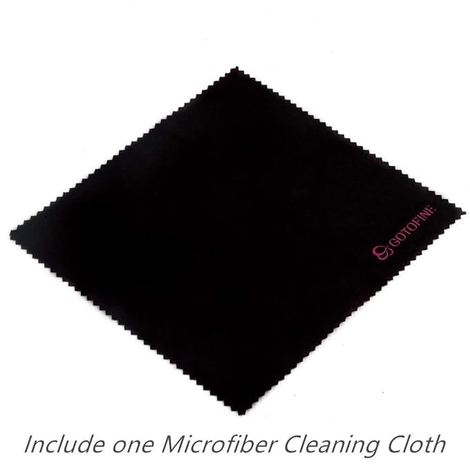 1X & 10X Magnifying Double Side Hand Makeup Mirror with Stand, Handheld Vanity Mirror, Clear