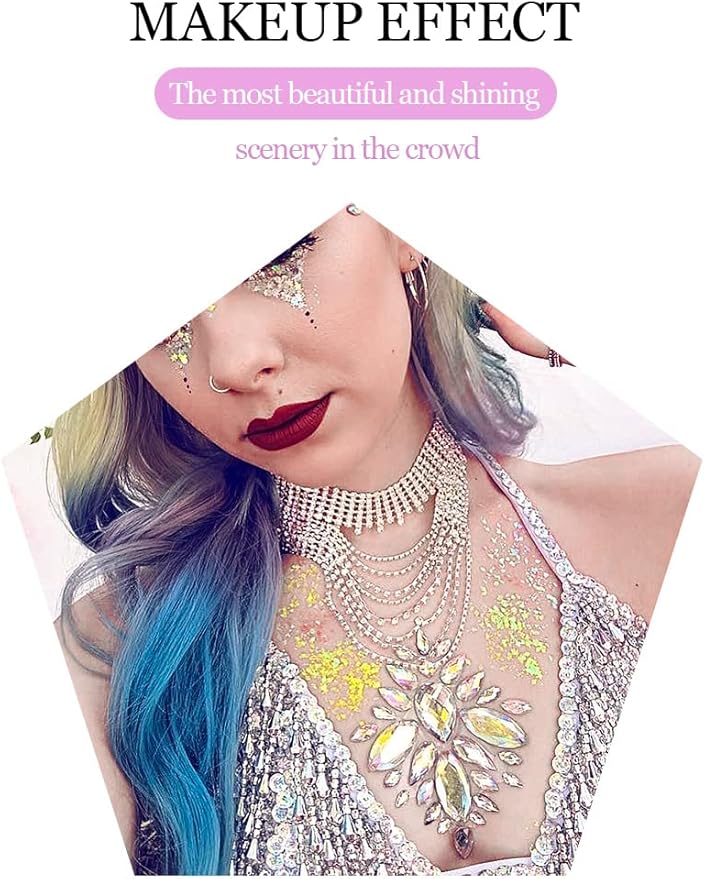 MEICOLY Red Face Body Glitter,Christmas Face Glitter Gel,Stocking Stuffers for Christmas,Sparkling Glitter Face Paint,Festival Rave Accessories Glitter Makeup,Mermaid Body Glitter Gel for Women Kids