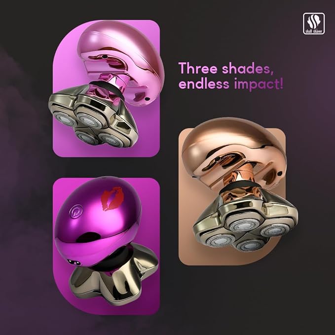 Skull Shaver Butterfly Kiss Pro (Pink): Best Electric Shaver for Bikini, Leg, Body Shaving