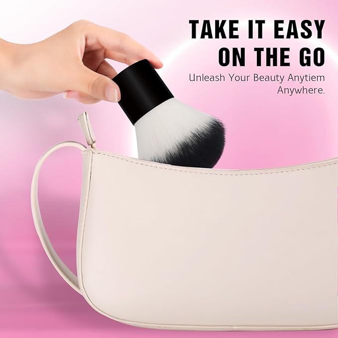 Daubigny Kabuki Face Brush Foundation Blush for Mineral Stippling Makeup Face Blending Brush Cream Powder Makeup Brush (Kabuki) …