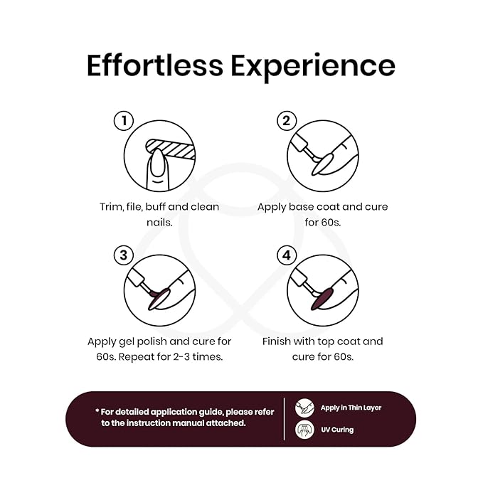 Beetles Merlot Wine Gel Polish 15ml Dark Maroon Red Gel Nail Polish Fall Winter Soak Off UV LED Lamp Art Manicure Salon DIY Home Solid Design 0.51Oz Gift for Women