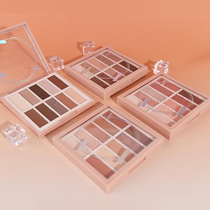 Neutral Nude Eye Shadow Palette,Matte Brown Bronze Naked Cream Eyeshadow Palette,Make Up Pallets for Women Natural Eyeshadows for Eyes Long Lasting Naturing-Looking