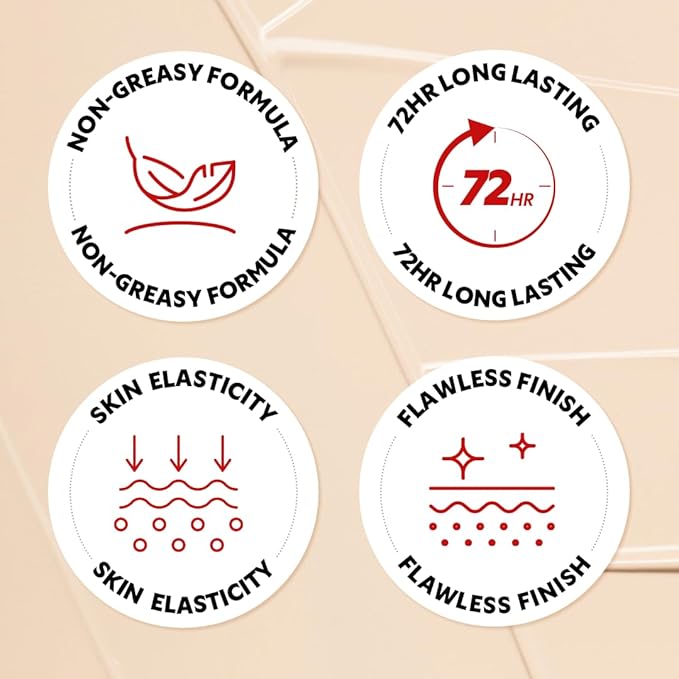 TIRTIR Mask Fit Red Cushion Foundation | Full coverage, Weightless, Skin fit, Satin Glow Finish, Korean Makeup BB Foundation, beauty, Tattoo cover up, Buildable (#17W French Vanilla, 0.63 Fl Oz)