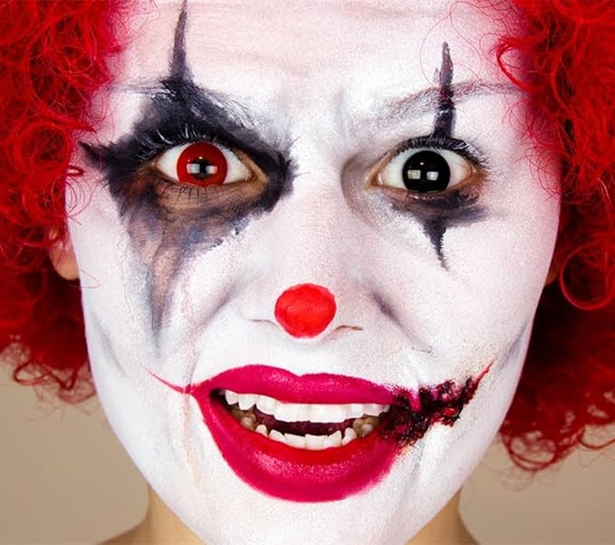 Go Ho White Face Paint,Washable Formula Face Paint Stick,Non-toxic Full-coverage Cream to Powder White Face Body Paint for Halloween Cosplay Zombie Skeleton Clown Goth Makeup