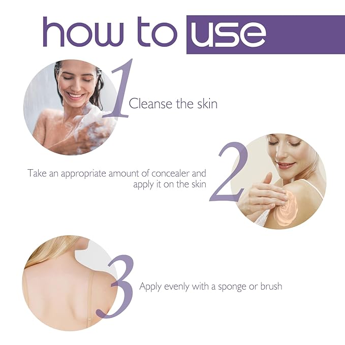 Body Coverage Perfector Foundation, Waterproof Tattoo Cover Up Makeup, Moisturizing Leg and Body Concealer