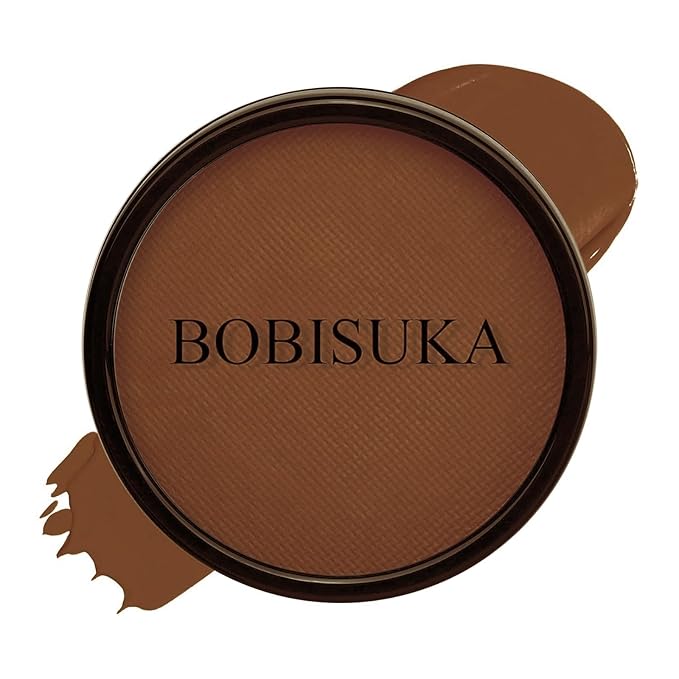 BOBISUKA Brown Face Body Paint, Water-Based Halloween Werewolf Face Painting Kit, Non-Toxic SFX Makeup Facepaints Safe for Kids & Adults Camo Wolfman Costume Cosplay Party