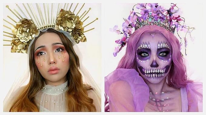 Go Ho Pastel Purple Body Paint Washable(2.37oz/pc),Water Based Cream Lavender Face Body Paint for SFX Cosplay Ursula Costumes Festivals Halloween Makeup