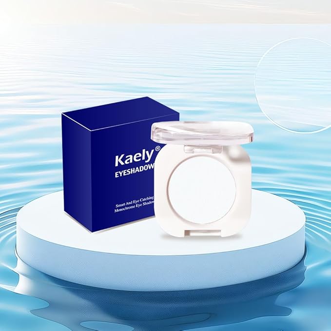 Single Matte Eye Shadow Palette Makeup, White Matte Eyeshadow for Women Halloween Birthday Party Wear, Monochrome Eye Shadow Makeup, Pigmented Waterproof Sombras Para Ojos, 26