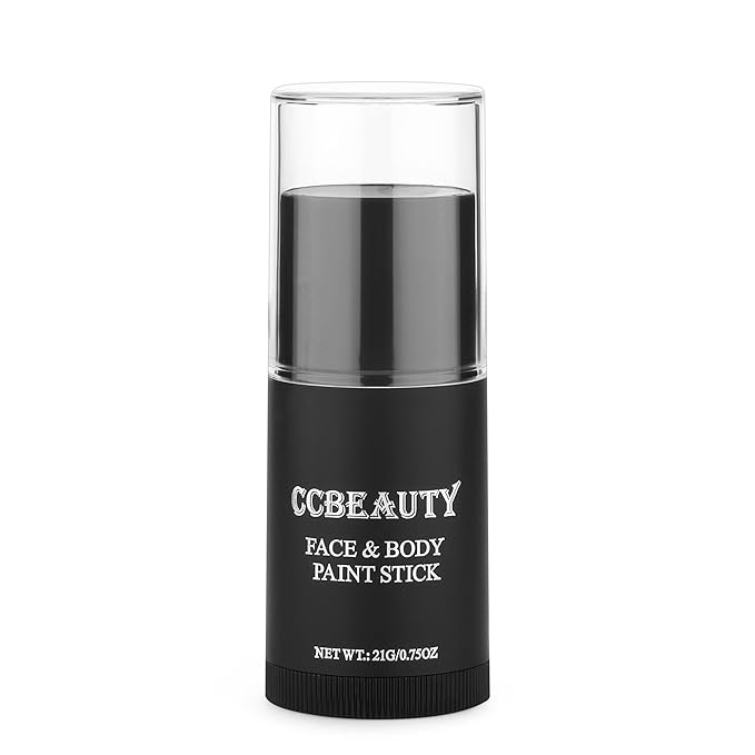 CCbeauty Red Face Paint Stick, Face Painting Kit, Full Coverage SFX Makeup Foundation, Professional Non-Toxic Body Paint for Halloween Costume Party, For Clown, Devil, Demon, Spider Makeup