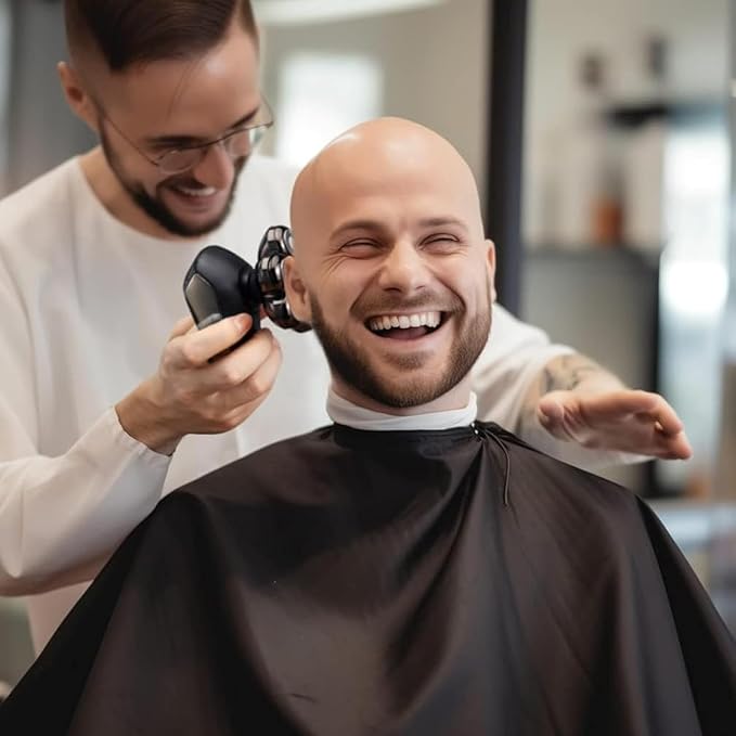 Head Shavers for Bald Men: 5-in-1 Electric Razor - IPX7 Waterproof Shaving Grooming Kit for Balder - Turbo Speed & Precision Blades (Gold)