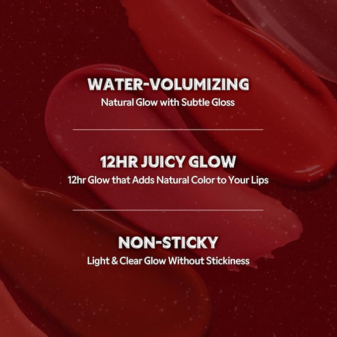 TIRTIR Holiday Lip Stain Gift Set | 12H Lasting Korean Lip Gloss Stocking Stuffers for Women, set of 5