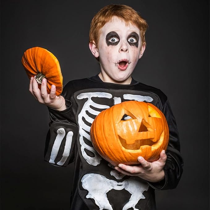 Mysense Black and White Face Body Paint Stick, Eye Black Stick for Sports Baseball Softball Football, Blendable Cream Facepaint for Halloween Costume Clown Skull Skeleton Cosplay Makeup