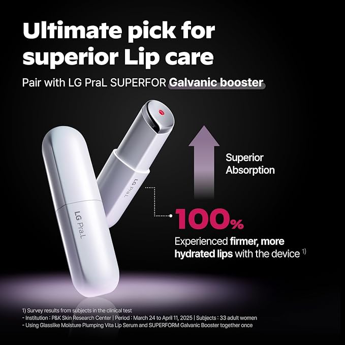 GLASSLIKE Moisture Plumping Vita Lip Serum, revitalizing and volume care for lip, Moisture Plumping Hypoallergenic Lip care, Glass-like Lip - 0.33 fl.oz