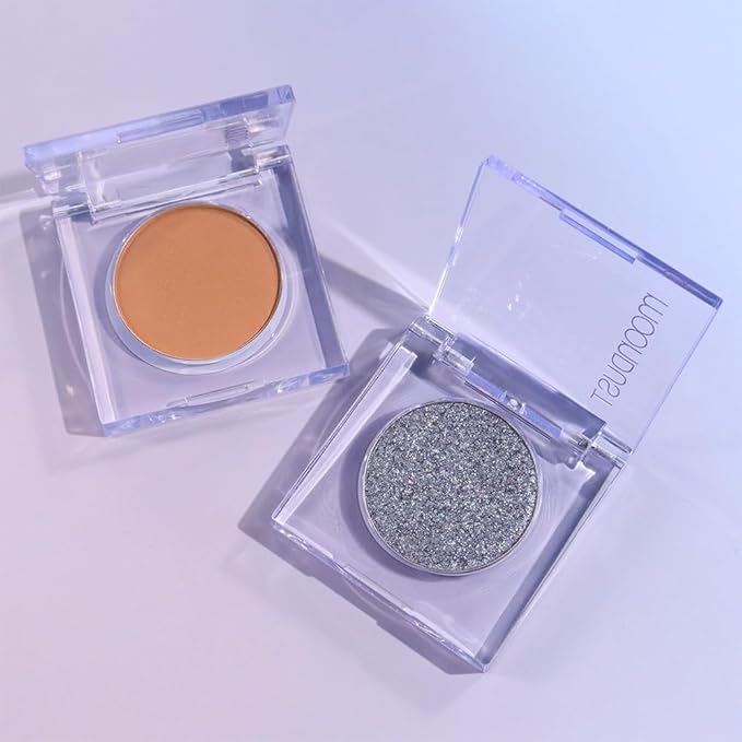 Matte Eyeshadow Palette Makeup for Green Blue Eyes, Matte Brown eyeshadow For Women, Holographic Multichrome Cream Iridescent Single Monochrome Eye Shadow Makeup