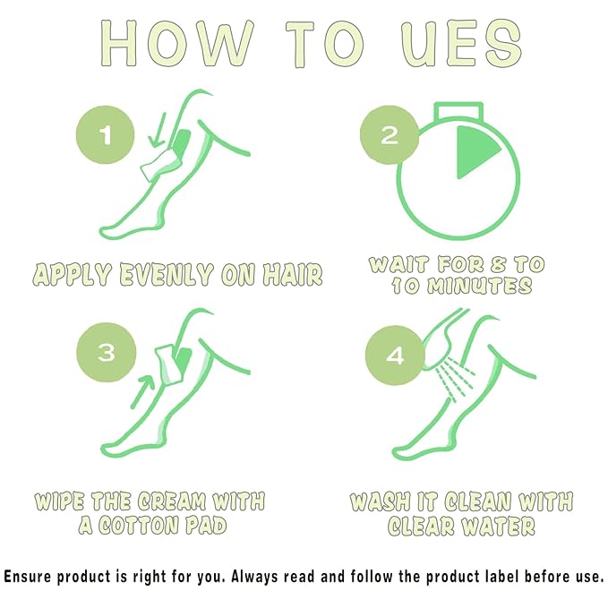 Gentle Painless Hair Removal Cream Contains No-irritating Ingredients Convenient Fast Two-in-one Hair Removal and Skin Care Product Suitable For All Skin Types