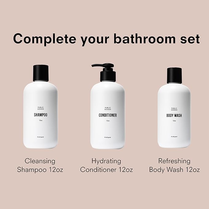 Public Goods Exfoliating Body Scrubber | Ayate Bath Strip for Shower | Back Scrubber Made with Natural Agave Fibers for Exfoliation | Plant-Based Loofah Alternative | 25 in. x 4 in. | 1 Count