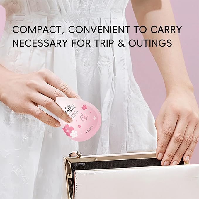 60 Mini Travel Skincare Products, Mini Travel Items Including Face Wash, Serum, Toner, Lotion, Moisturizing Cream, Sakura Mud Mask, Face Skin Care Routine Kit Organic Skin Care Set