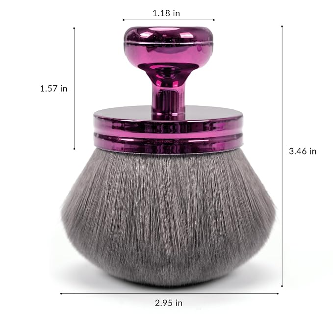 Extra Large Body Makeup Brush for Self Tanner: 2025 75mm Blend and Blur Body Kabuki Brush - Blending Applicator for Self Tanning, Leg Makeup & Bronzer Blend - Durable Soft Bristles