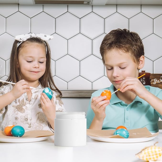 50 Pack 1 OZ Plastic Jars Round Clear Cosmetic Container with Clear Lids, Eternal Moment Slime Jars for Lotion, Cream, Ointments, Makeup, Eye shadow, Rhinestone, Samples, Pot, Travel Storage