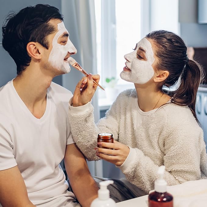 Norme 96 Pcs 4 oz Glass Jars with Lids Leakproof Round Airtight Empty Cosmetic Jars with Inner Liners Lid for Storing Lotions Powder Ointments Candle Making Tins (Black,Amber)