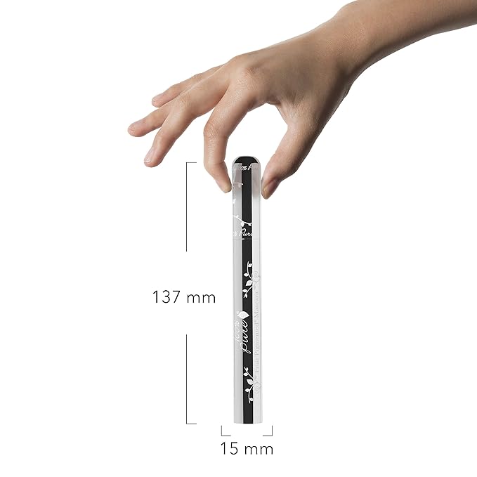 100% PURE Ultra Lengthening Mascara Dramatic Intense Volume & Length Natural Fruit Pigmented Voluminous Eyelash Makeup No Clumping, Smudging or Flaking - Vegan, Blackberry Color - 0.35 oz