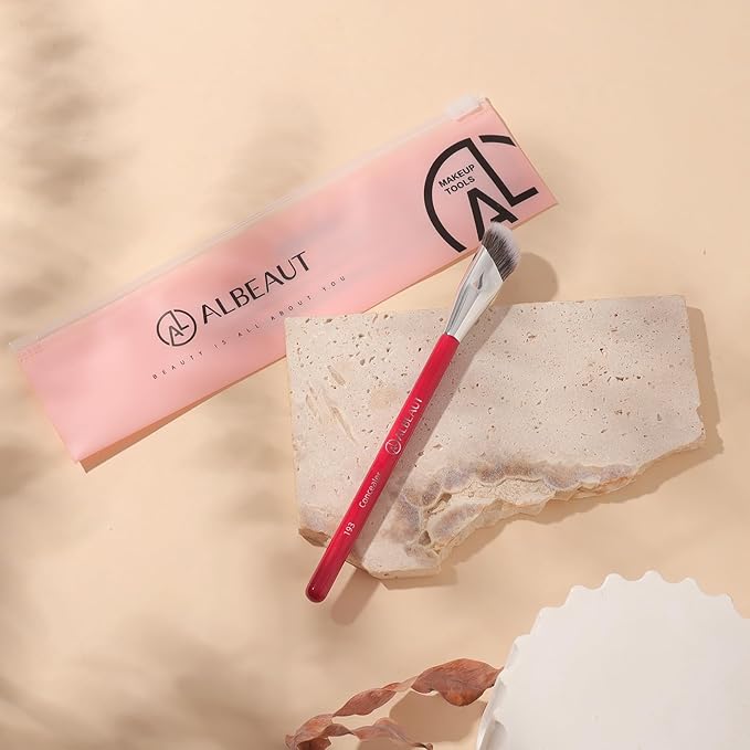 Concealer Brush, Under Eye Makeup Small Angled Precision Face Blending Brush (193 concealer brush-Limited Edition)