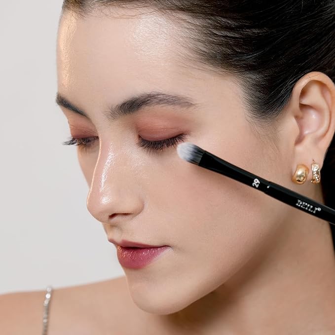 BEILI Makeup Brushes 14Pcs Professional Eyeshadow Brush Set Premium Synthetic Makeup Brushes for Liquid, Cream & Powder Eyeshadow