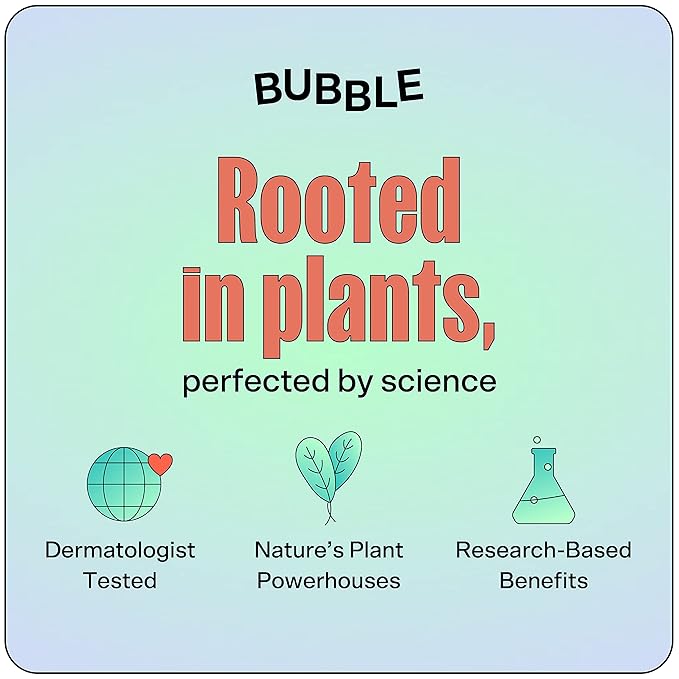Bubble Skincare Slam Dunk Face Moisturizer for Dry Skin (50ml) + Fresh Start Exfoliating Gel Cleanser (50 ml)