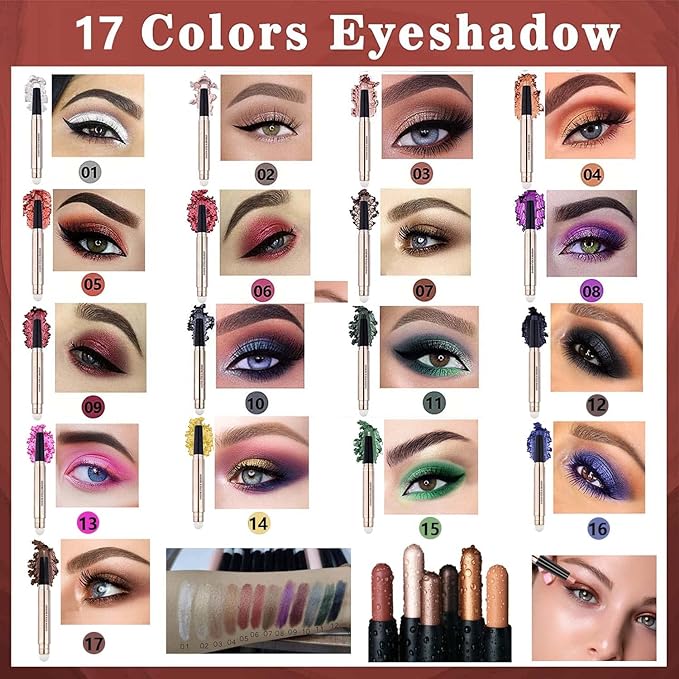 Waterproof Hypoallergenic Eyeshadow Pencil in Orchid Shimmer #09