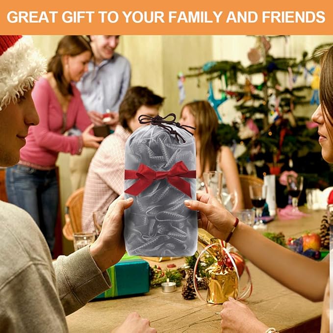 Loofah Bath Sponge, Novosun Soft Shower Sponge Set Extra Large Mesh Pouf Scrubber for Men and Women Exfoliate,Wash Sponge,Cleanse,Soothe Skin Pack of 4, XL 75g