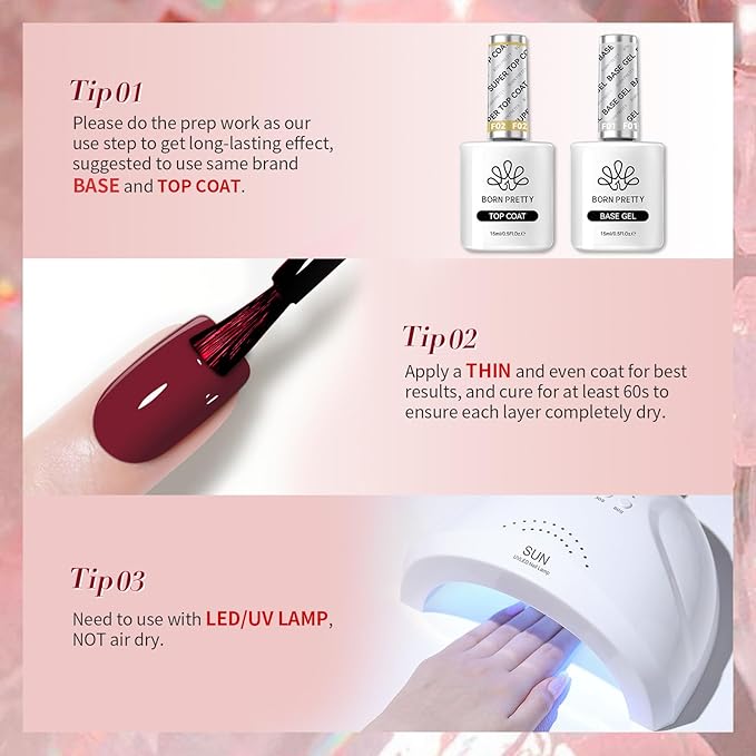 Born Pretty Fall Winter Gel Nail Polish Pumpkin Caramel Orange Brown Red Shimmer Sparkle Halloween Gel Polish Nail Art Manicure DIY Christams Gift Collection 6PCS