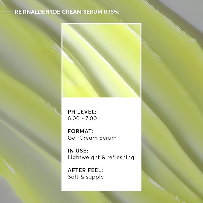 Naturium Retinaldehyde Cream Serum 0.05%, Advanced Anti-Aging & Smoothing Face & Skin Care, 1.7 oz