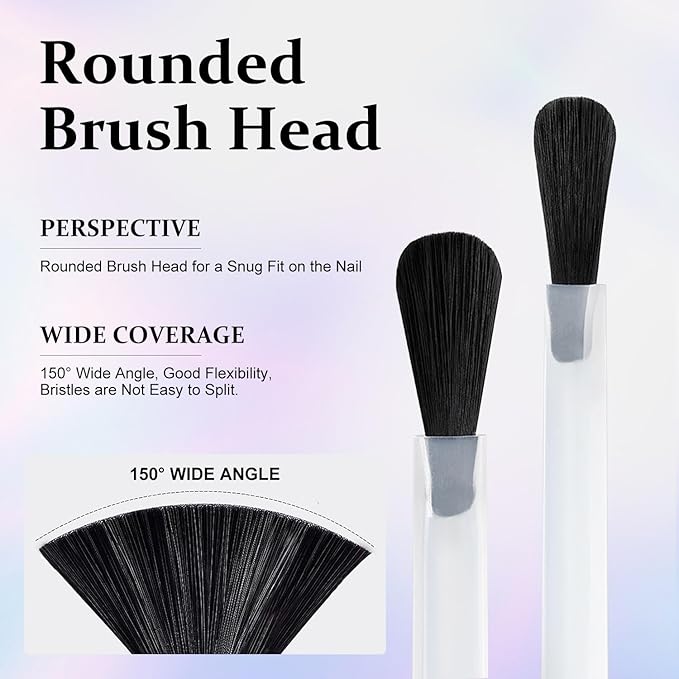 DouborQ 6 Colors Nail Polish Set Mermaid Pearl Glimmer Long-lasting Fingernail Nail Art Varnish (1-6)