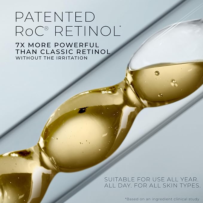 RoC Derm Correxion Retinol Eye Repair Dark Circle Cream Treatment with Niacinamide, Resveratrol, Proxygen for puffy eyes, wrinkles, and crow's feet with Line Smoothing Eye Packette