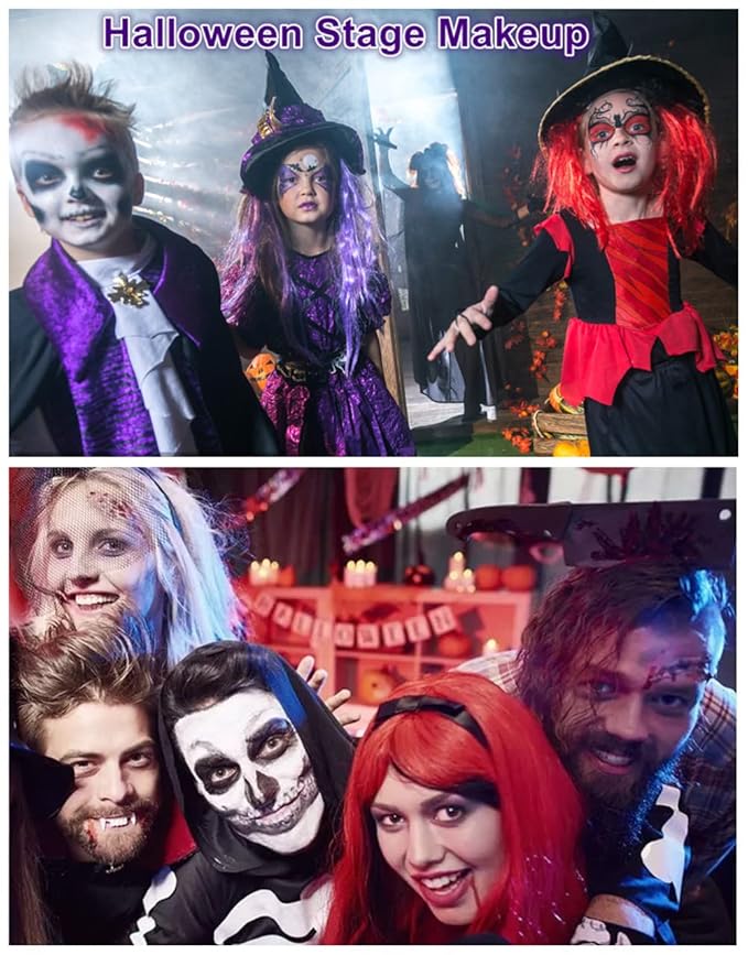 Mysense Dark Green Face Body Paint Stick, Eye Black Stick for Football Baseball Softball, Cream Body Painting for Halloween SFX Cosplay Green Makeup