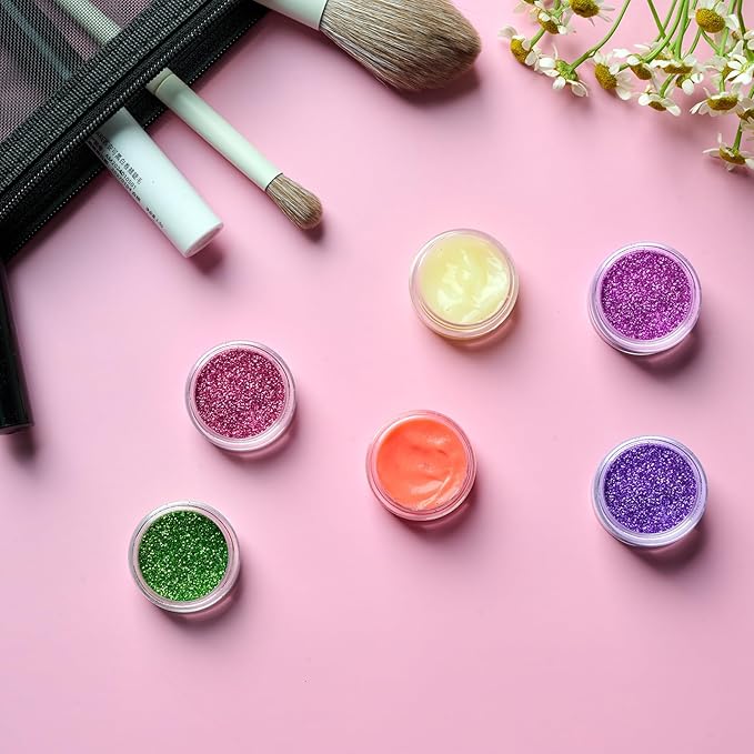 50 Pack 5 Gram 0.17OZ Clear Plastic Containers with Transparent Lids, Small Round Cosmetic Jars Makeup Travel Containers Jar for Cream, Bead, Eye Shadow, Samples, Lotions, Powders, Lip Gloss