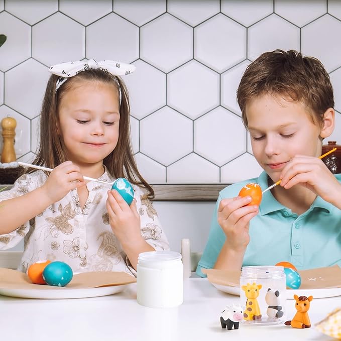 48 Pack 8 OZ Plastic Jars Round Clear Cosmetic Container Jars with Lids, Eternal Moment Plastic Slime Jars for Lotion, Cream, Ointments, Makeup, Eye shadow, Rhinestone, Samples, Pot, Travel Storage