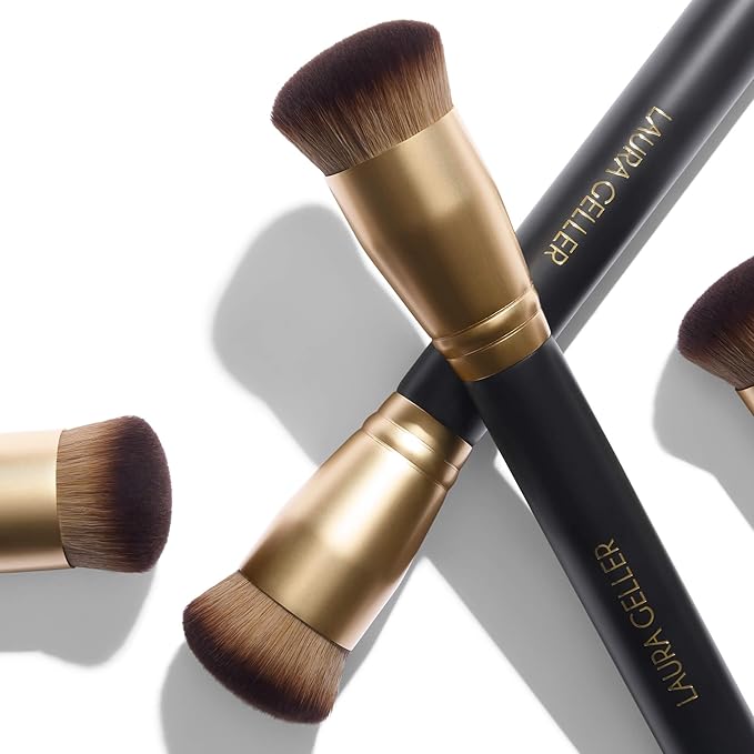 LAURA GELLER NEW YORK Full Coverage Foundation Blending Brush for All Face Makeup & Foundation