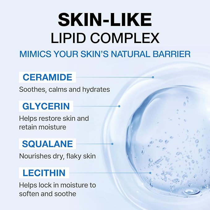 Physiogel Daily Hydrating Facial Moisturizer Lightweight Cream, 72 hrs Hydration for Dry & Sensitive Skin, Korean skin care, Fragrance-Free, Non-Comedogenic, Dermatologist-Tested, Ceramide, Squalane.