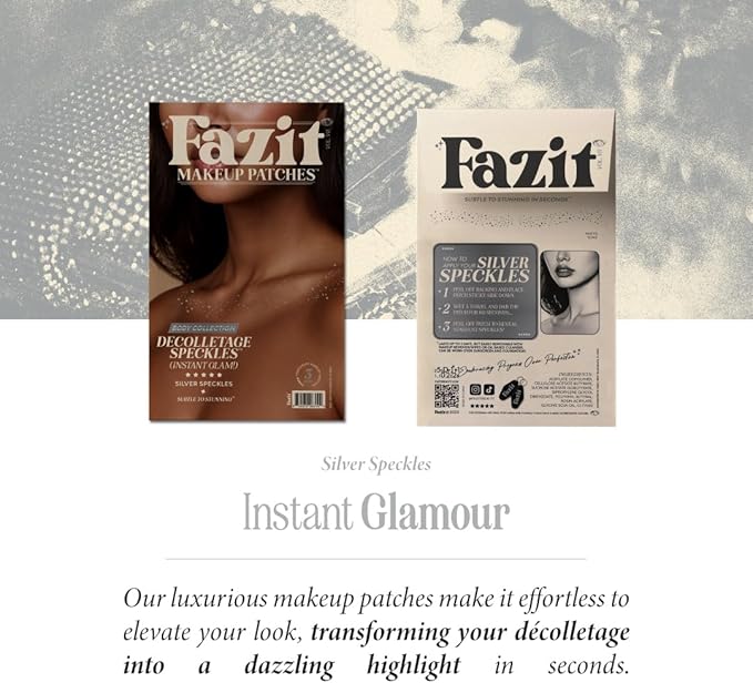 Fazit Makeup Patches - Silver - Decollatage Speckles