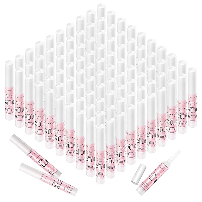 Makartt Super Strong Nail Glue: 100PCS Long Lasting Professional Adhesive for Acrylic and Press on Nails Repair, 0.07oz Supplies for DIY Salon and Home Use
