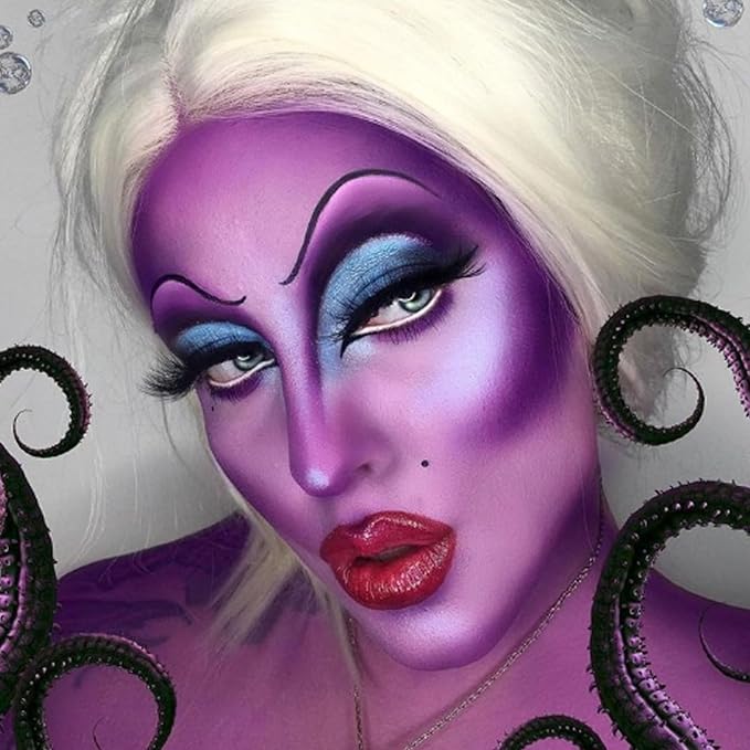 Mysense Purple Face Body Paint,Water Based Washable Face Paint,Non-toxic Cream Body Paint for Adults and Children Halloween Costume Cosplay SFX Zombie Vampire Witch Makeup,0.6oz