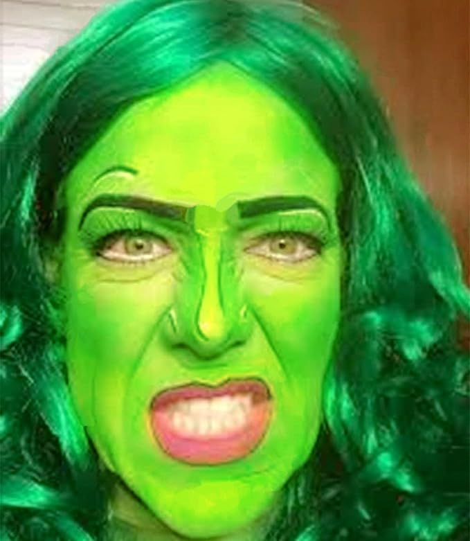 Go Ho Light Green Face Body Paint Stick,Water Based Washable Green Face Paint Stick,Non-toxic Full-coverage Cream Body Paint for Halloween Cosplay SFX Makeup,St Patricks Day Accessories